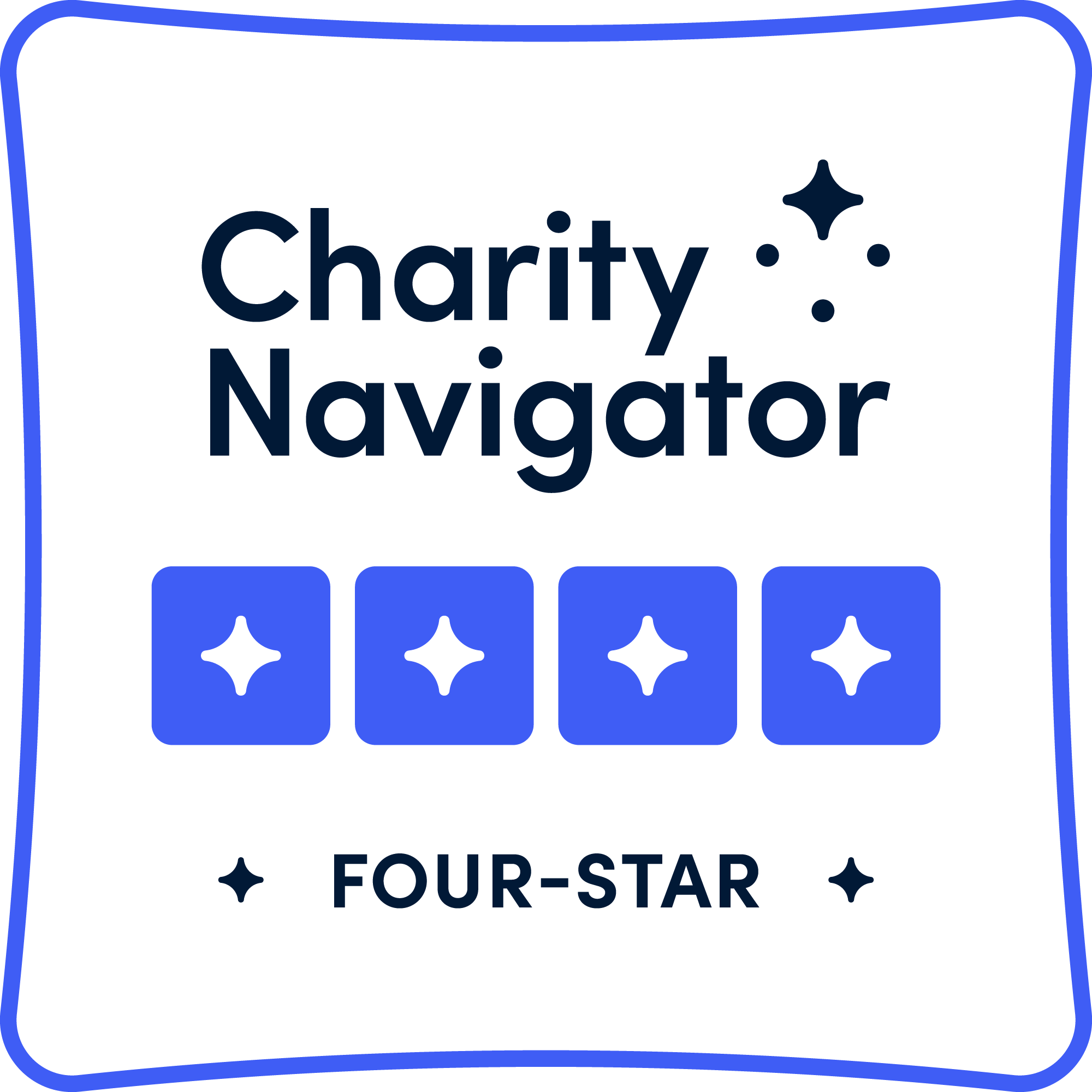 Charity Navigator 4 star charity logo.